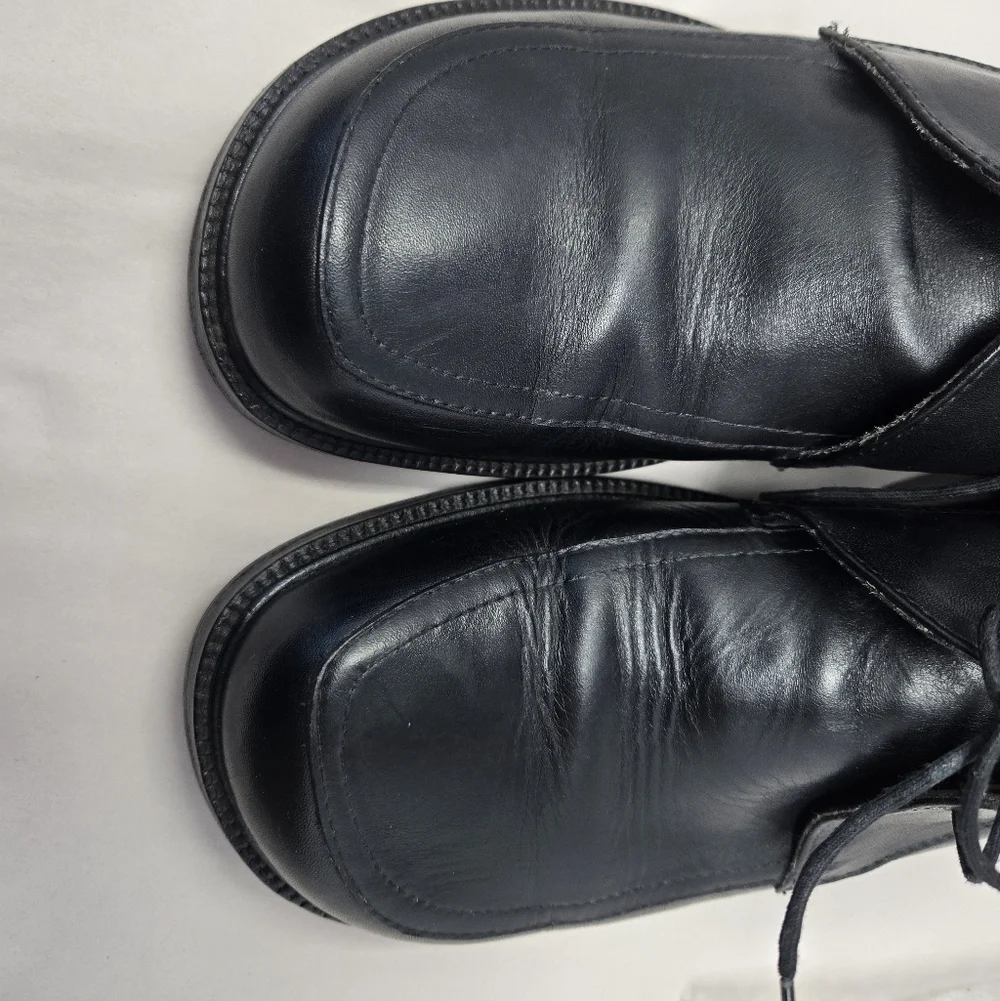Footprints By Birkenstock Mens 41=8 To 8.5 Cornwall Chukka Boots Black Leather